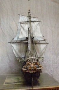 Модель корабля капитана Блада - фото 17