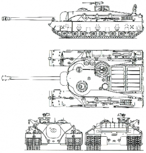 Чертеж Т-95