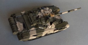 T-90A от 1/35 Meng Models вид сверху