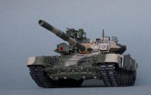 T-90A от 1/35 Meng Models вид спереди