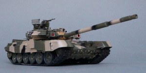 T-90A от 1/35 Meng Models вид спереди 2